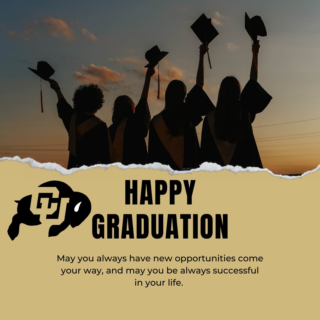 GradBuffs's tweet photo. Congratulations to all of our professional, master's and doctoral students graduating today. We are all so proud of you! 🎓🎉 #GradBuffs #ForeverBuffs https://t.co/E9hdDCHuTN