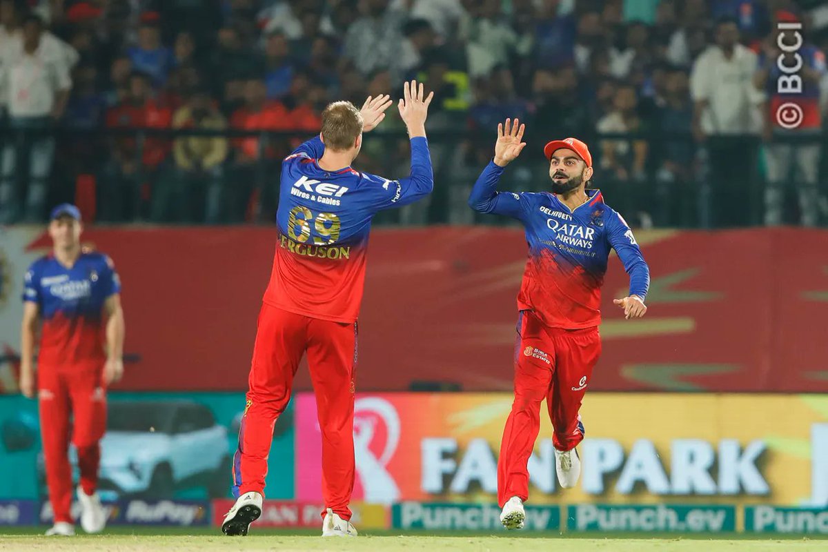 Royal Challengers Bengaluru live to fight another day for a play-off spot in the #IPL2024 while Punjab Kings become the second team to be eliminated from the race. RCB 241/7 in 20 overs beat PBKS 181 in 17 overs. RCB won by 60 runs, register fourth win on the trot.