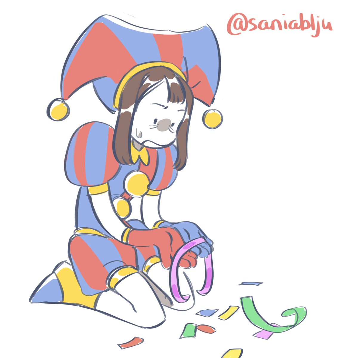 Grssssuka's tweet photo. #TheAmazingDigitalCircus #Pomni #Gummigoo https://t.co/JwblOGjmGj