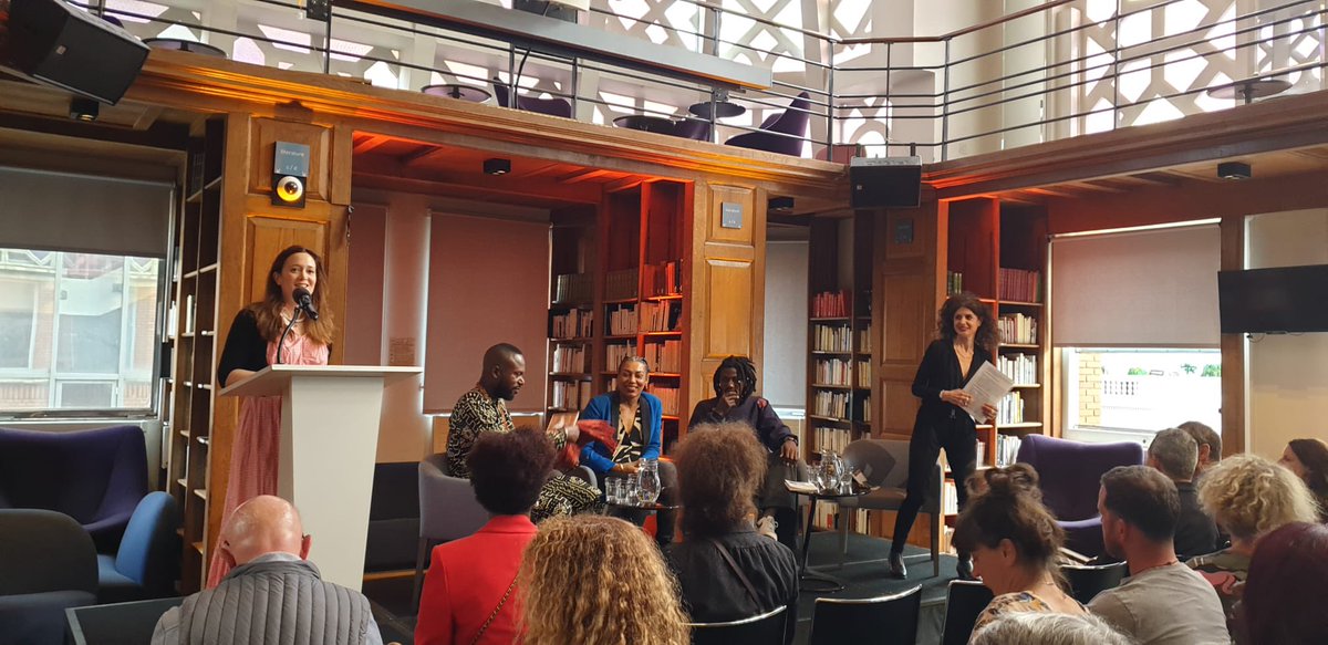 .@anissia_morel, director of the French Institute officially launched #BeyondWordsFest opening with a tribute to the late Maryse Condé in partnership with @GoldsmithsUoL 

Beyond Words Festival runs until 19 May @ifru_london