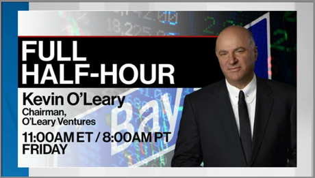 Watch a special half-hour with Kevin O'Leary Friday morning. He'll join @JonErlichman on Morning Markets. Submit your investing questions for Kevin here then watch Friday, including on BNNBloomberg.ca and the BNN Bloomberg App.