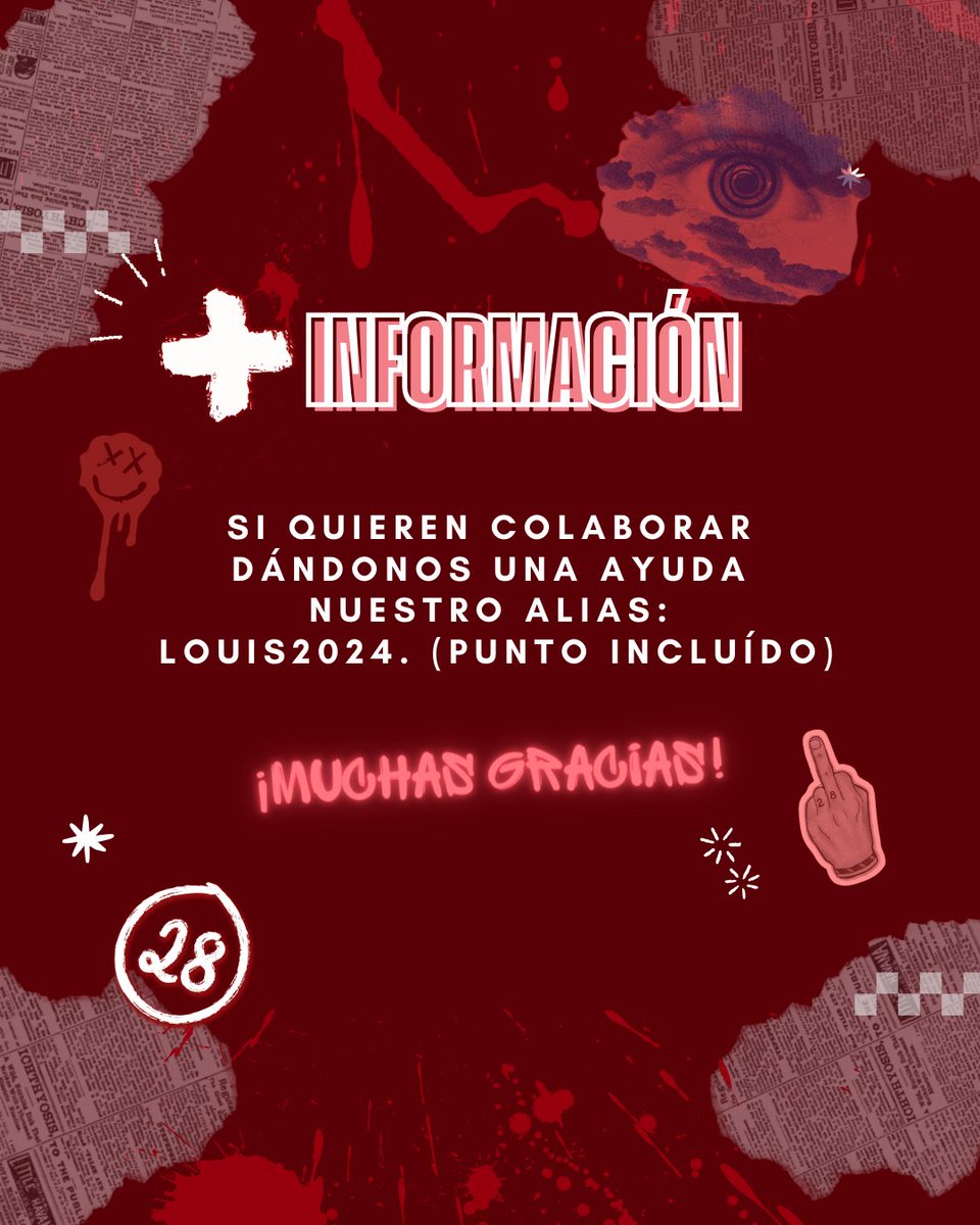 selxlouis's tweet photo. me da vergüenza pedir esto jej pero estoy juntando plata para usar el descuento y comprar la entrada + barata (tmb voy a vender poster y stickers en Velez), faltan 9 días y queda mucho x juntar así que llamo a la solaridad d las louies 🙏🏼😔
mi alias es louis2024. (punto incluído) https://t.co/Rw80Rt8Li1