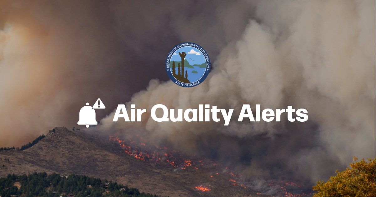 It's Air Quality Awareness Week, and Alaska's fire season is upon us. Poor air quality may aggravate or worsen respiratory diseases like asthma. Learn more about ways to keep you and your family safe: bit.ly/3WyI9UG