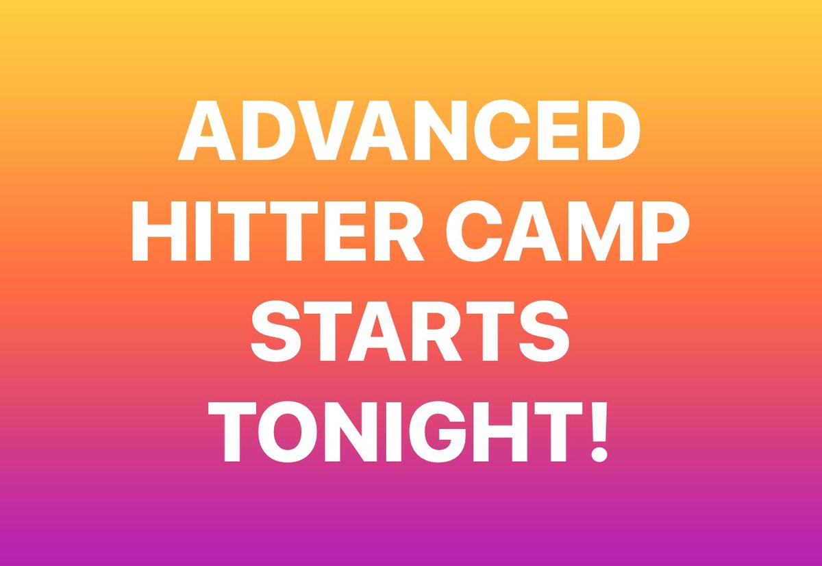 Our 3-Day Advanced Hitter Camp starts tonight! Only a few spots left! 📅May 9, 16, 23 ⏰5:00-6:30PM 📍Vision Club Sports 📲visionvolleyballclub.net/clinics