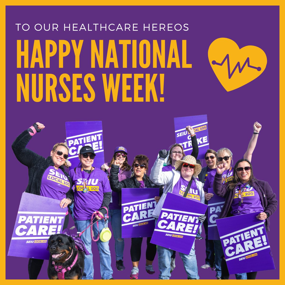As we celebrate National Nurses Week, we would like to extend thanks to all Colorado's nurses for their commitment to quality care, dedication to patients, and tireless advocacy for improved staffing and safety across Colorado. #NursesWeek2024