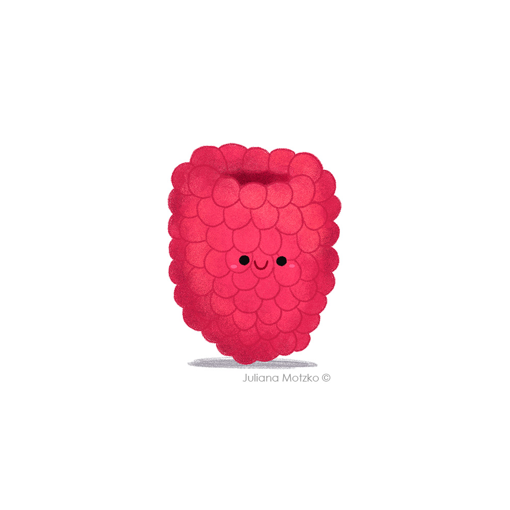 Framboesa.
Raspberry.

#framboesa #raspberry #CuteFruits #Food #Fruits #Kawaii #Cute #CharacterDesign #kidlitart #kidlitartist #childrenspublishing #childrenillustration #illustration #illustrator #JulianaMotzko