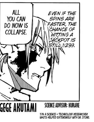 eagle97jjk's tweet photo. #JJK259 Gege invited science advisor named Kurare to supervise the scientific explanation in the chapter 

He invited him back in Hakari vs Kashimo fight, and Kurare also extensively helped with Dr. Stone https://t.co/4dyRi9w0ql