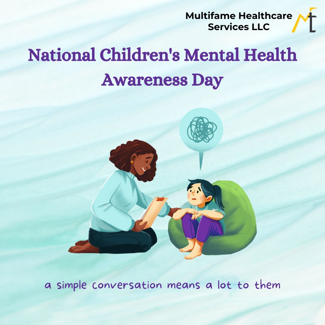 Join me in advocating for children's mental health on National Children's Mental Health Awareness Day! 

#ChildrensMentalHealth #EndTheStigma