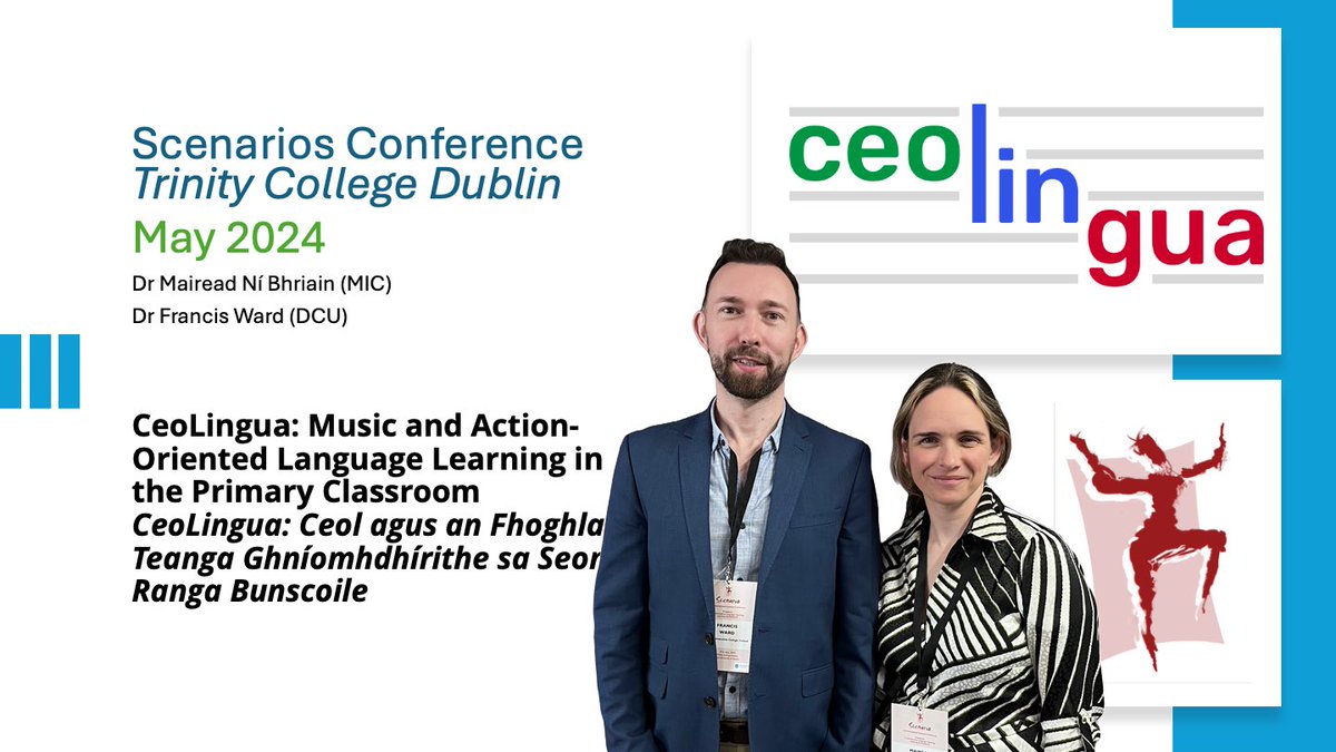 Thanks to all who attended our workshop today at @scenarioforum conference in @tcddublin! Sharing some of the integrated French & Music activities from our CeoLingua resource & some findings from our pilot in schools. @nibmai @SchoolAEM @DCU_IoE #CLIL #MFL