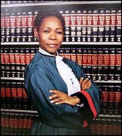 'Constitutional adjudication is quiet different from legislative process, because the courts are not a 'politically responsible institution' to be seized every 5 years by a majoritarian opinion' —Justice Yvonne Mokgoro (S v Makwanyane). Rest well patriot! ✊🏿