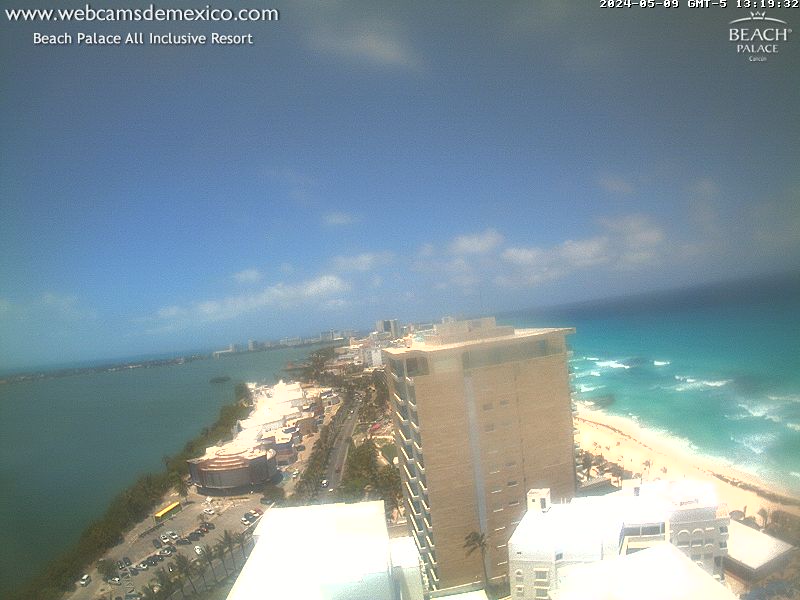 #Cancún, #QuintanaRoo, en este momento.
Vista desde @PalaceResorts.
webcamsdemexico.com/webcam/cancun-…