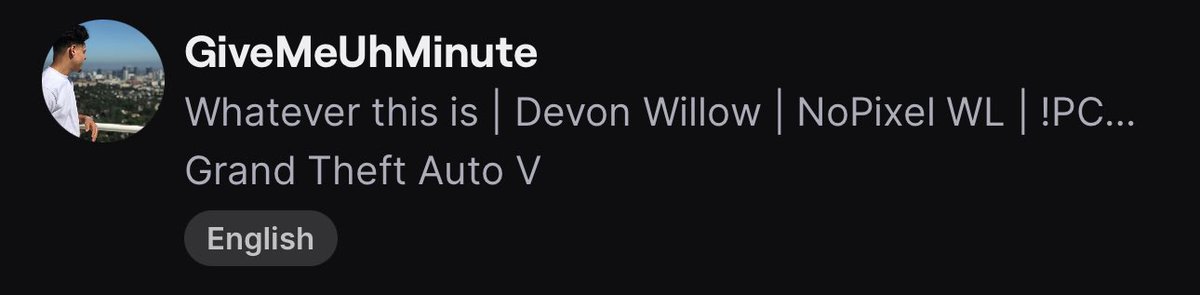 are we getting wti devon or is he baiting 😩