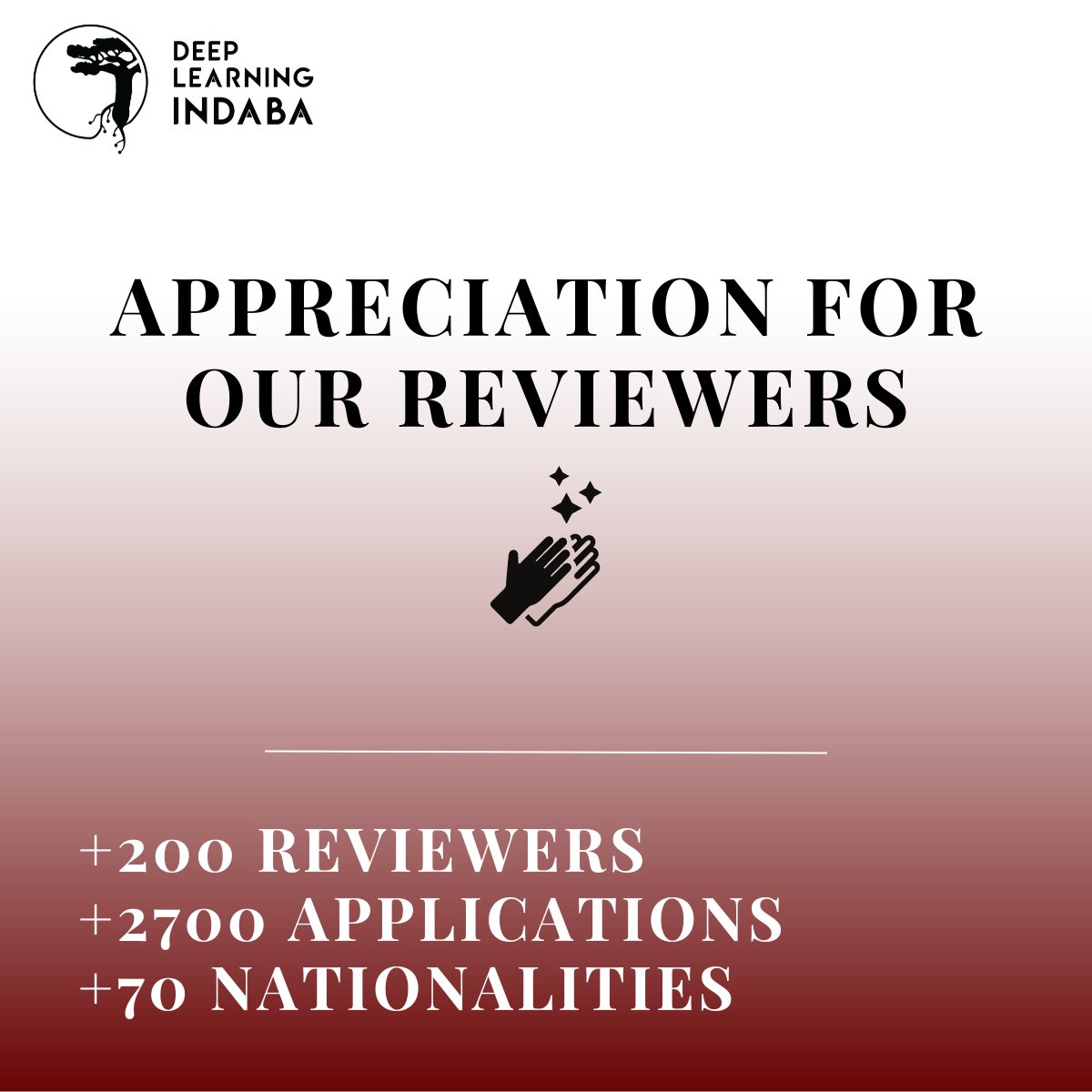 We would like to thank our application reviewers for their outstanding contributions throughout the review phase of the Deep Learning Indaba applications and for their commitment ensuring a fair and inclusive selection process.🫶⭐ This year, we received over 2700 applications…