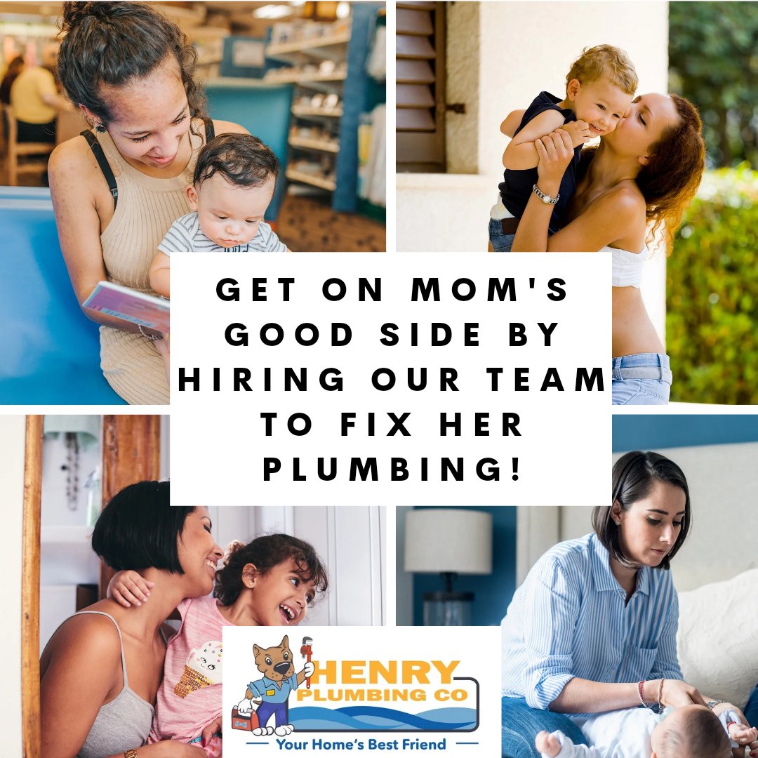 Take plumbing off of Mom's to do list when you hire our team to help at 912-352-9827.💐🛠 #Plumbers #Moms #MothersDay #HenryPlumbingCompany