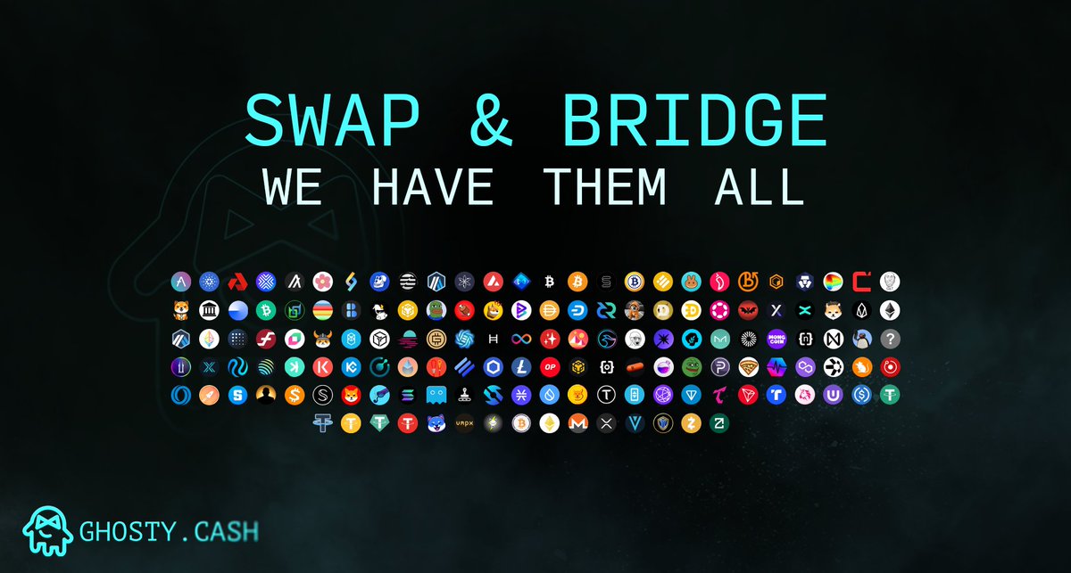 What?!👀

Whether you're swapping & bridging $MERL from @MerlinLayer2 to $DOG @LeonidasNFT, or moving from #BTC or #ETH to $STAMP @btcopenstamp

JUST SWAP IT 👻

Join our community t.me/GhostyDotCashGo and swap your cryptos on ghosty.cash

@GhostyCash #BTC