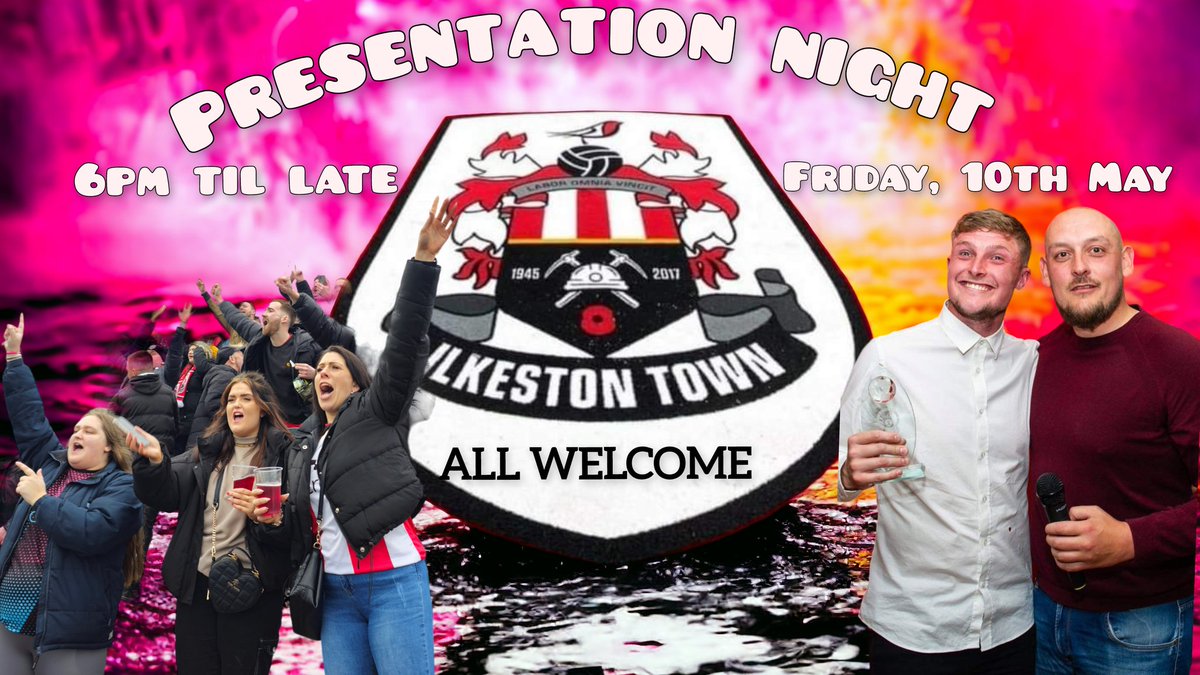 Join us tomorrow night, Friday, May 10th, as we celebrate a fantastic end to Ian Deakin's inaugural season in charge of the Robins with the first team. Enjoy happy hour from 6pm to 7pm Awards presentation Q&A session with players and the management team #OneTownOneClub