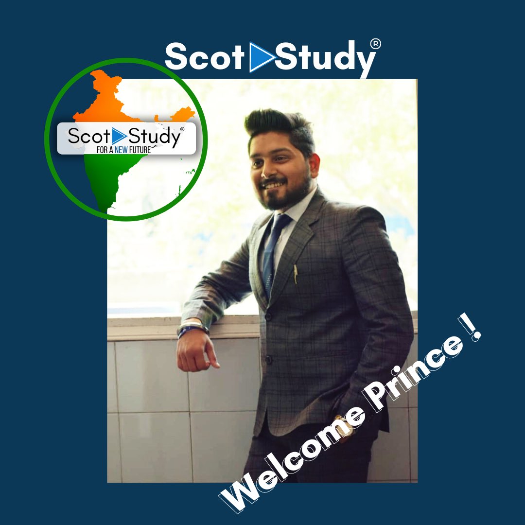 Welcome to the Team, Prince Gautam!
We're delighted to introduce Prince Gautam, the newest member of the Scot-Study®️ family!

Prince joins our team as the lead for Scot-Study®️ India, based in the bustling capital city of New Delhi.

#ScotStudyIndia #NewTeamMember