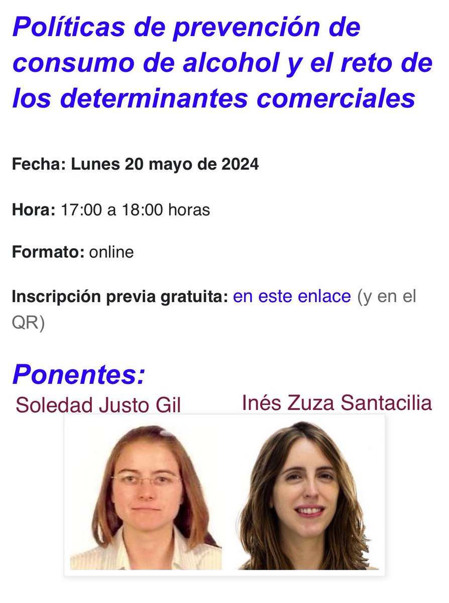 Nuevo Webinario de la SMMPySP 
Inscríbete aquí: …napreventivasaludpublica.blogspot.com/2024/05/20-may…