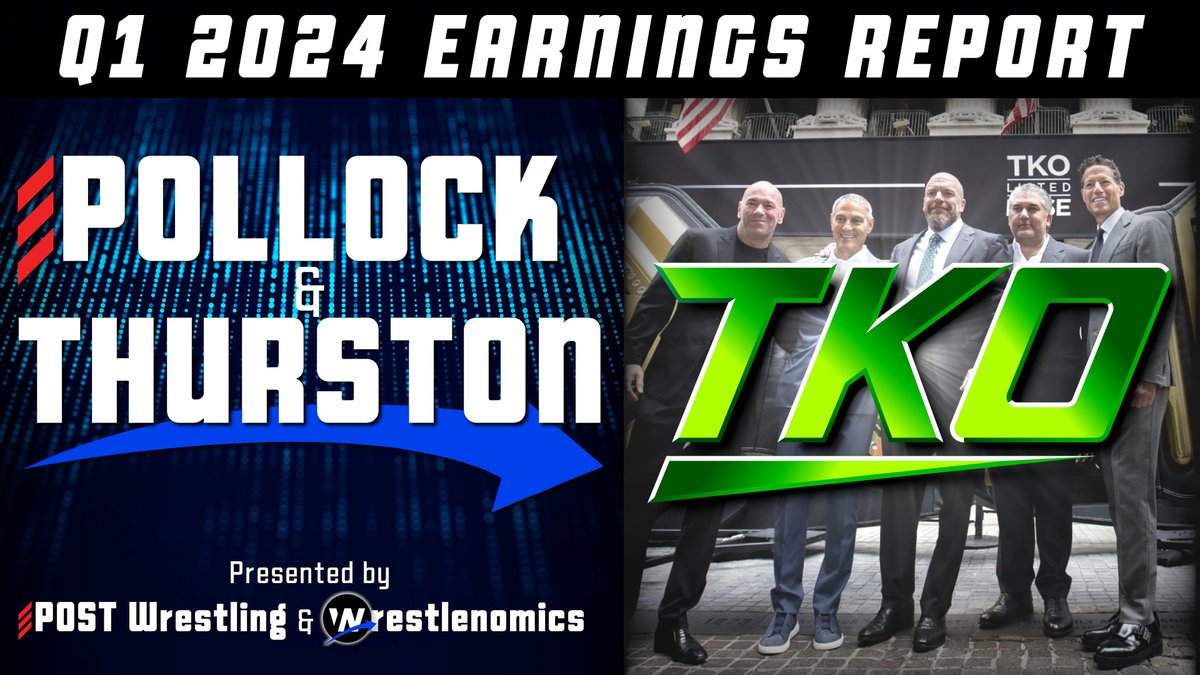 TODAY John Pollock and Brandon Thurston go through the first quarter $TKO earnings report and welcome @LucasCharpiot to the program. youtube.com/live/VWp8qawhT…