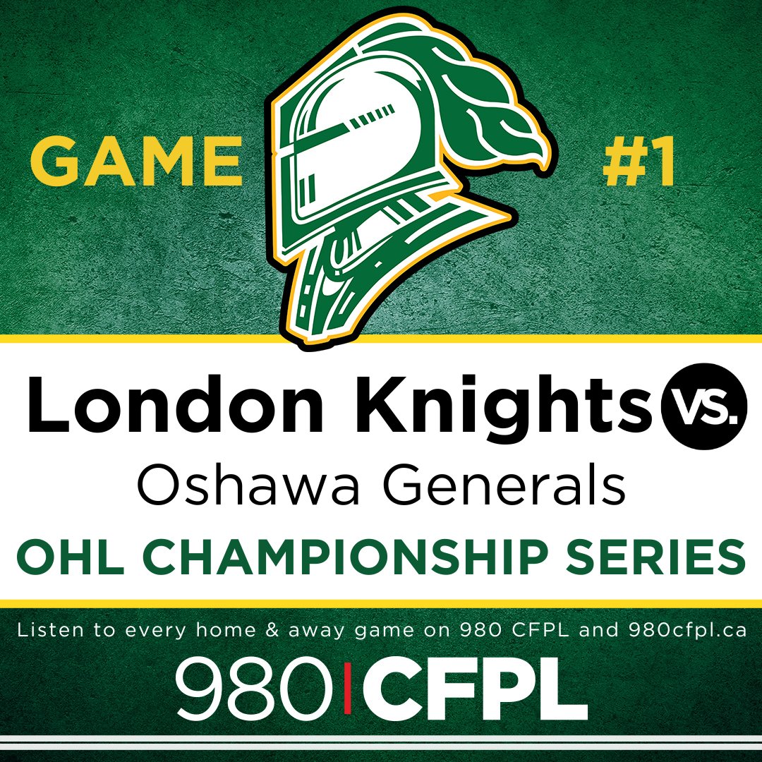 It's game day! 

#OHLChampionship #goknightsgo