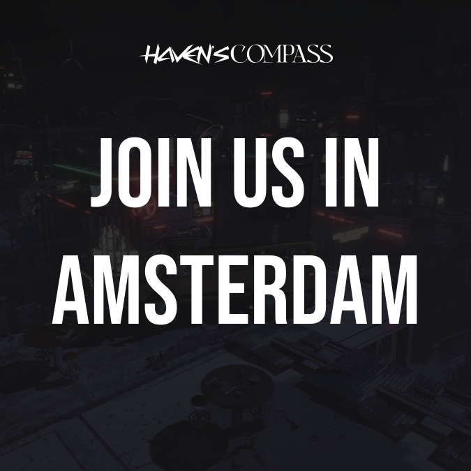 Join us in Amsterdam this weekend to meet our team and play Haven’s Compass in the Water Toren 2.0 event by @MeritCircle_IO 📆11th of May 14:00-23:00 📍Amsterdam, HoogtIJ We look forward to seeing you there!