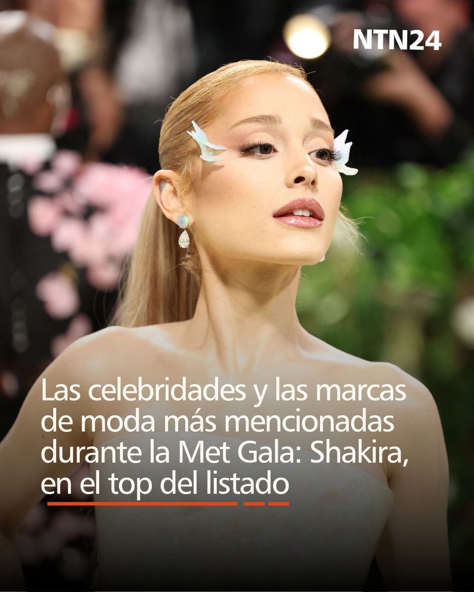 Estas son las celebridades y las marcas de moda más mencionadas durante la Met Gala 2024: Shakira, en el top del listado 👉 bit.ly/3WARMSW