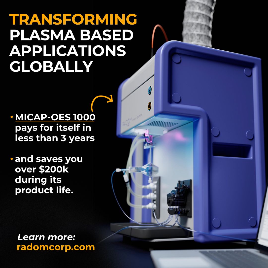 🚨 MICAP-OES 1000 pays for itself in less than 3 years and saves the owner over $200K during it's product life. 🤯

Interested in learning more?

Get in touch: radomcorp.com 💡

#Spectroscopy #Nitrogen #chemicalanalysis #micap #radom