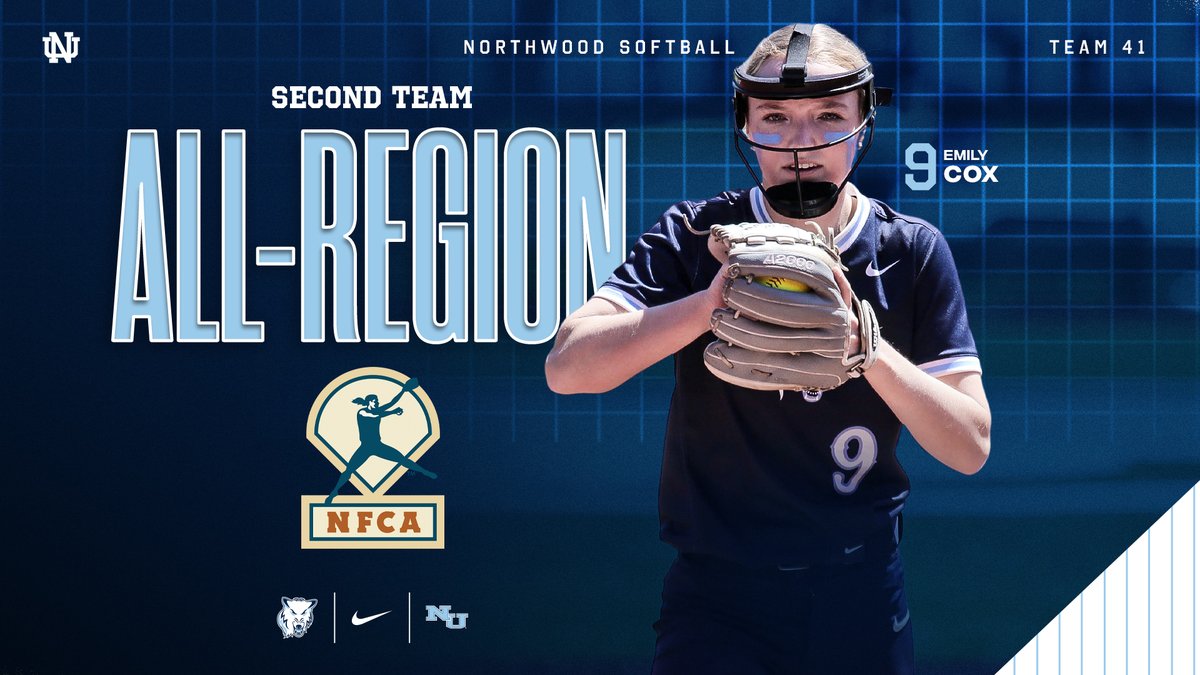 Northwood Athletics (@nutimberwolves) on Twitter photo 🥎 NFCA ALL-REGION | Emily Cox Earns Second Team All-Region By The NFCA For <a href="/Northwoodsball/">Northwood Softball</a>!!!
#RollTimbys🐺 gonorthwood.com/x/dqfs6 🥎 NFCA ALL-REGION | Emily Cox Earns Second Team All-Region By The NFCA For <a href="/Northwoodsball/">Northwood Softball</a>!!!
#RollTimbys🐺 gonorthwood.com/x/dqfs6