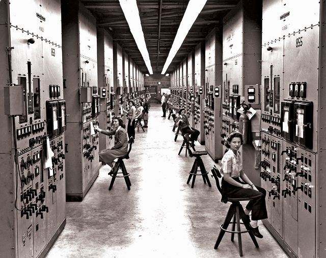Recruited mostly from high schools, these young women were tasked with operating calutrons, a type of mass spectrometer used to separate isotopes of uranium for the production of enriched uranium, in the Y-12 National Security Complex located at Oak Ridge, Tennessee.