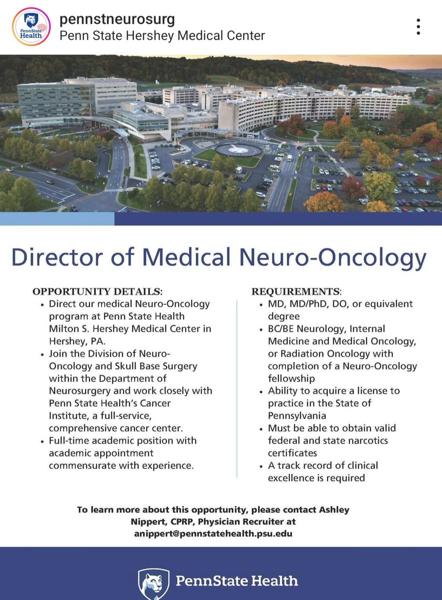 Great opportunity at a busy clinical and research program. DM me if interested!