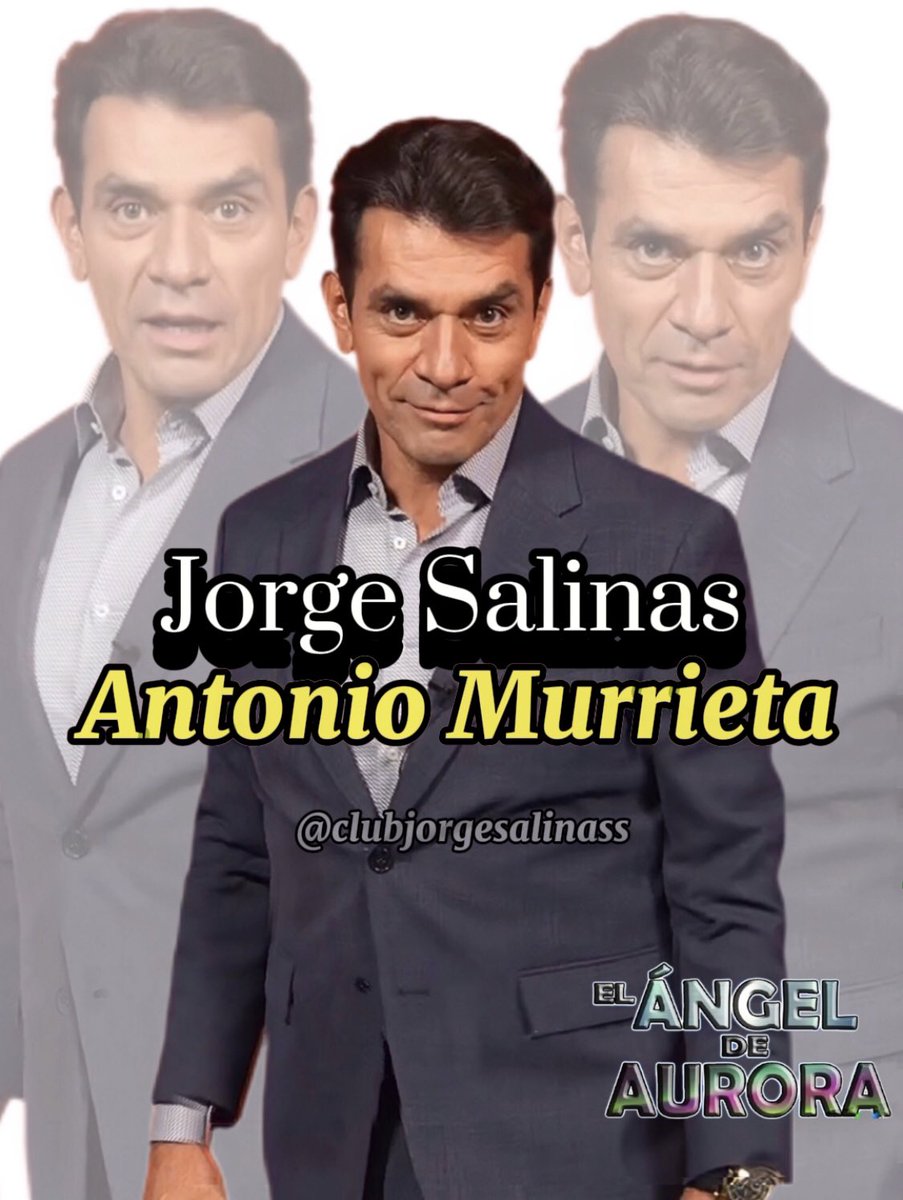 Jorge Salinas #jorgesalinas es Antonio Murrieta en #elangeldeaurora #actor #TeamAntonioMurrieta #novela #novelamexicana #novelas #novelasmexicanas #actormexicano #personaje #nuevoproyecto #telenovelas #telenovela #telenovelamexicana #telenovelasmexicanas #salinasteam
