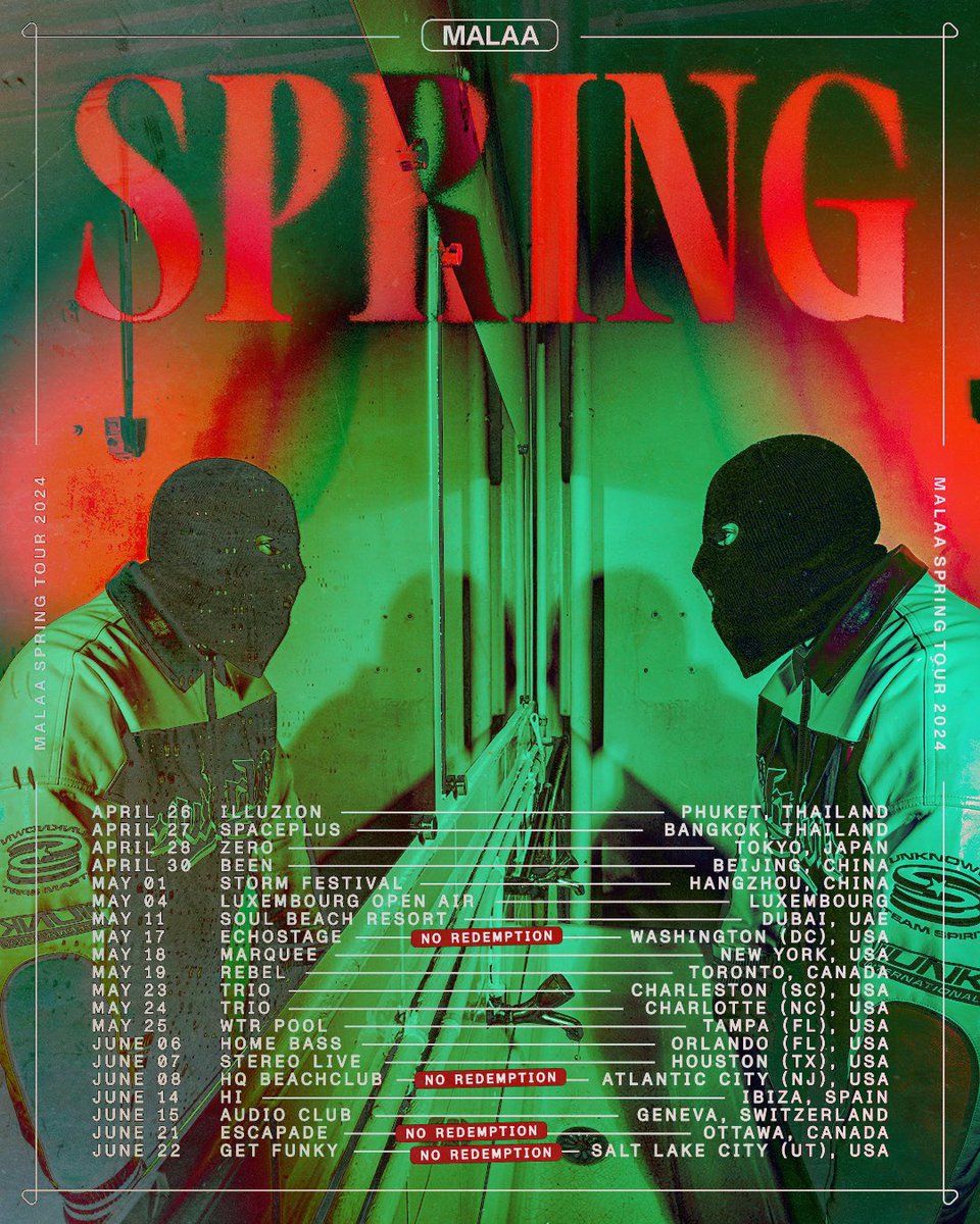 🌸 SPRING TOUR 2024 🌸 Let’s catch us before summer !! Where are you coming to?