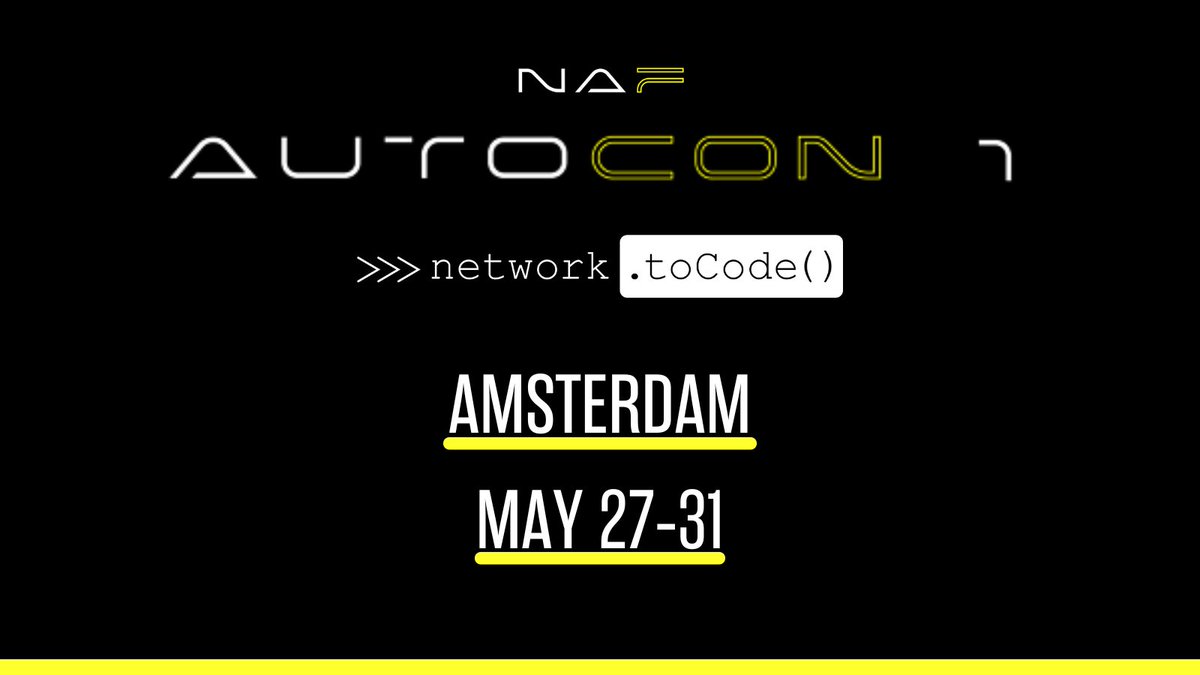 Are you ready for #AutoCon1? 🤖 NTC is a proud sponsor of Network Automation Forum's AutoCon in the EU! Visit us at Booth 8 to explore cutting-edge #networkautomation demonstrations and game-changing #NSOT discussions. See you in Amsterdam! 🚲 hubs.ly/Q02wJGK50
