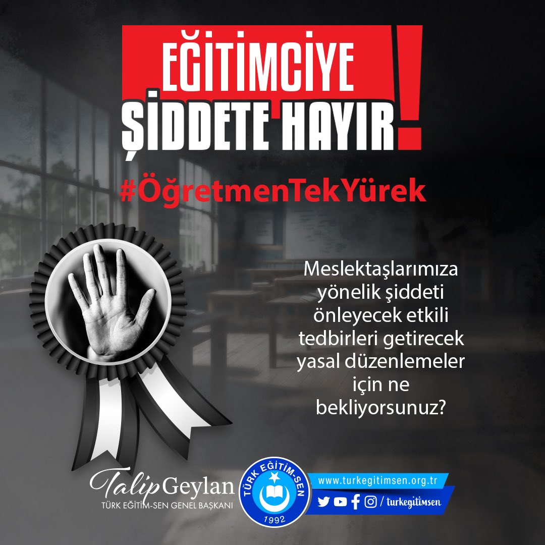 #ÖğretmenTekYürek