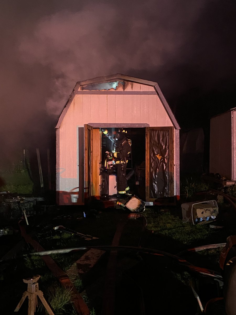 It took more than 3 hours to extinguish a residential fire off Bonnie Lane last night, May 8. The garage was fully engulfed & flames spread to the attached home & shed. The residents evacuated safely with no injuries. The cause of the fire is still under investigation.
