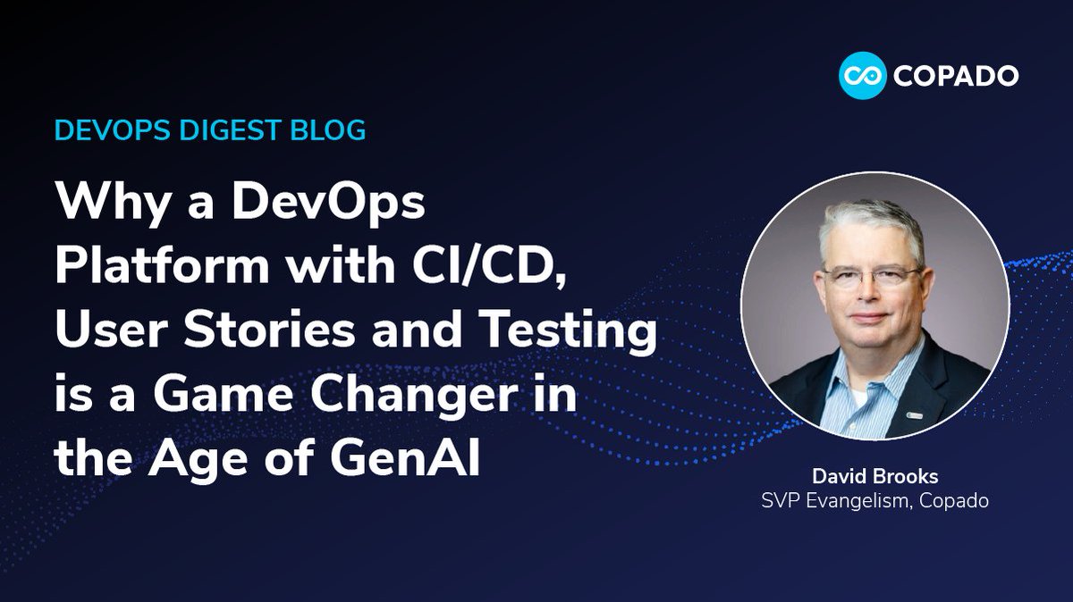 🚀 David Brooks reveals why a DevOps platform with CI/CD, User Stories, and Testing is crucial in the age of GenAI. Check out his insights on how integrated planning, orchestration, and testing improve workflows!

ow.ly/EcA250RxAYi

#DevOps #GenAI #SoftwareDelivery