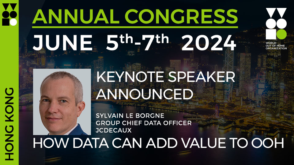 Outsmart (@outsmartooh) on Twitter photo JCDecaux's Sylvain Le Borgne will be the keynote speaker on day two of the <a href="/worldoohorg/">World Out of Home Organization</a> Global Congress in Hong Kong from June 5-7. The theme of his address is 'How data can add value to Out of Home.' Registration details via our website 🔗bit.ly/3UByIRJ JCDecaux's Sylvain Le Borgne will be the keynote speaker on day two of the <a href="/worldoohorg/">World Out of Home Organization</a> Global Congress in Hong Kong from June 5-7. The theme of his address is 'How data can add value to Out of Home.' Registration details via our website 🔗bit.ly/3UByIRJ