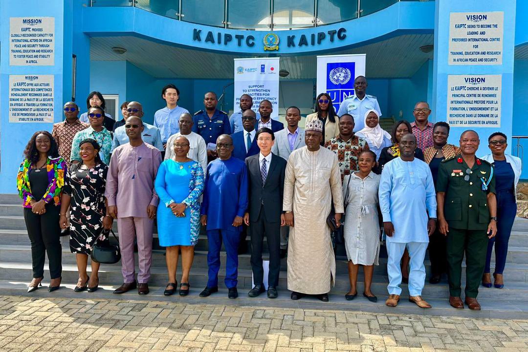 Building resilience to counter #ViolentExtremism is key. With funding from @japangov, we join @Kaiptcgh to launch a project to enhance capacities to implement the #AccraInitiative, to prevent terrorism spillover & transnational organized crime in the #Sahel & #ECOWAS regions.