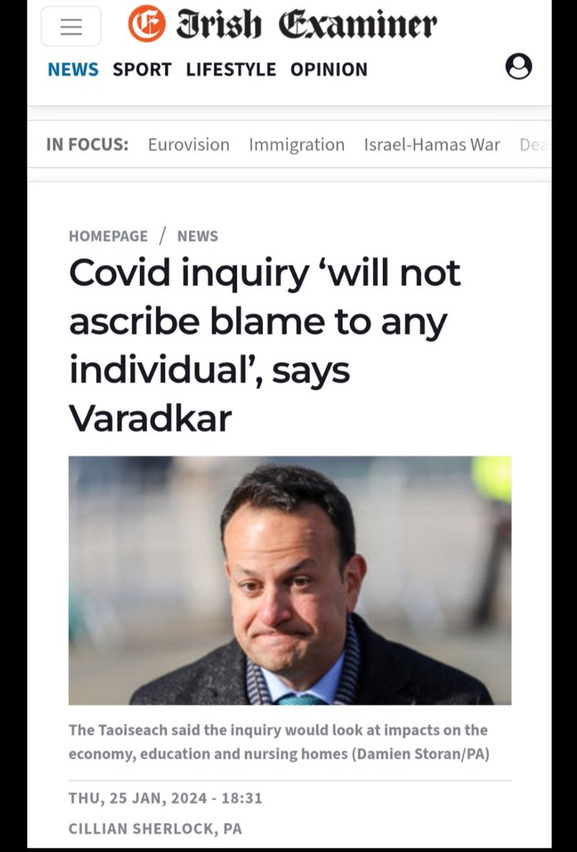 What possible reason could the government have for insisting on a 'no blame' Covid inquiry? The truth WILL out.