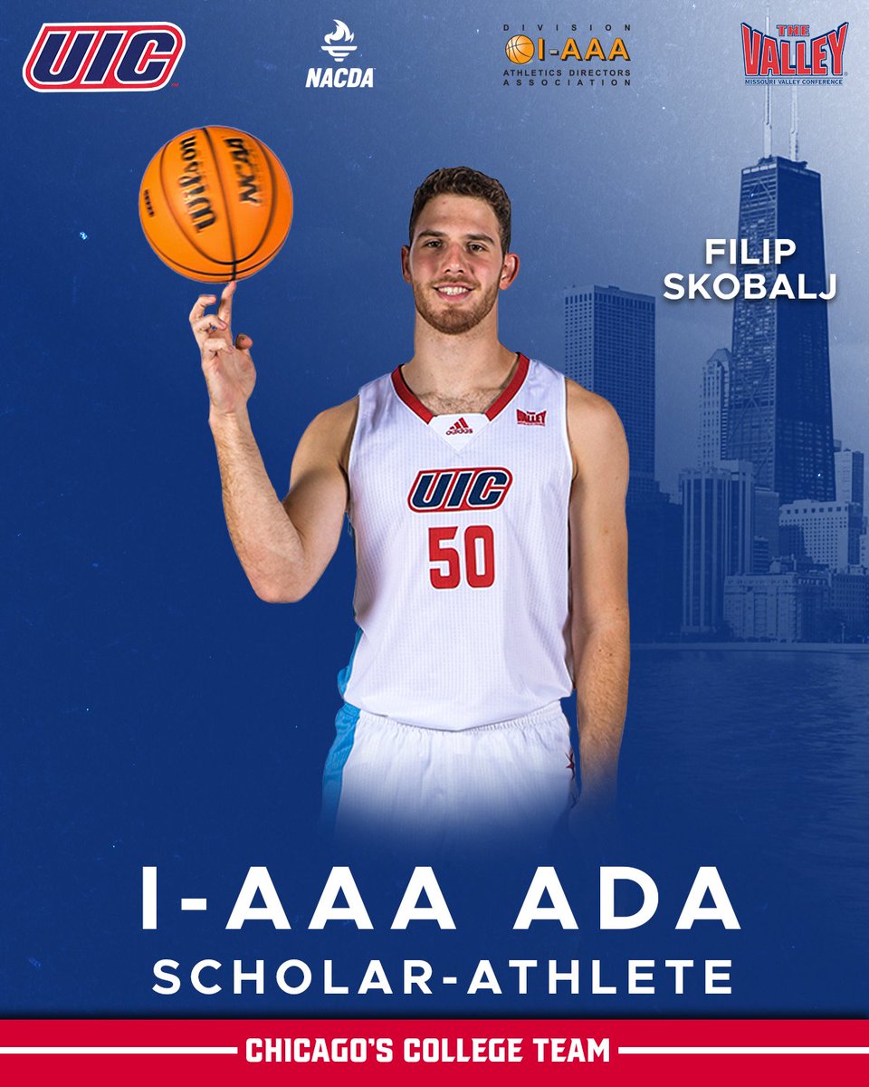 UIC’s @FSkobalj Named to I-AAA ADA Scholar-Athlete Team uicflames.com/news/2024/5/9/…