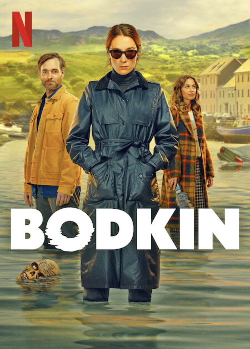 BODKIN is out NOW on @netflix . What a joy it's been to be a part of this. An amazingly talented cast and crew who all became like a little family. Please check it out if you get a chance ❤️