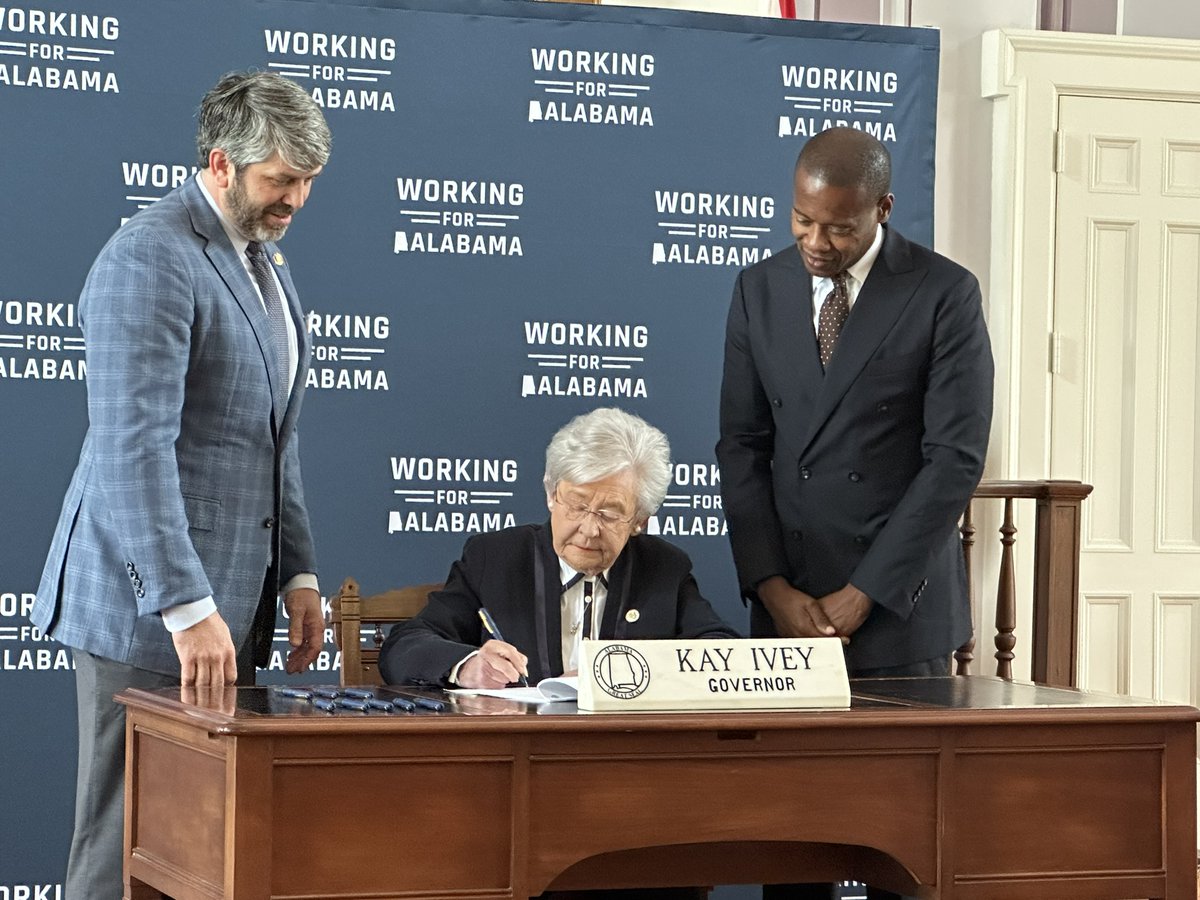 Thank you, Governor Ivey for signing the Childcare Tax Credit- a huge win for working Alabama families! #alpolitics