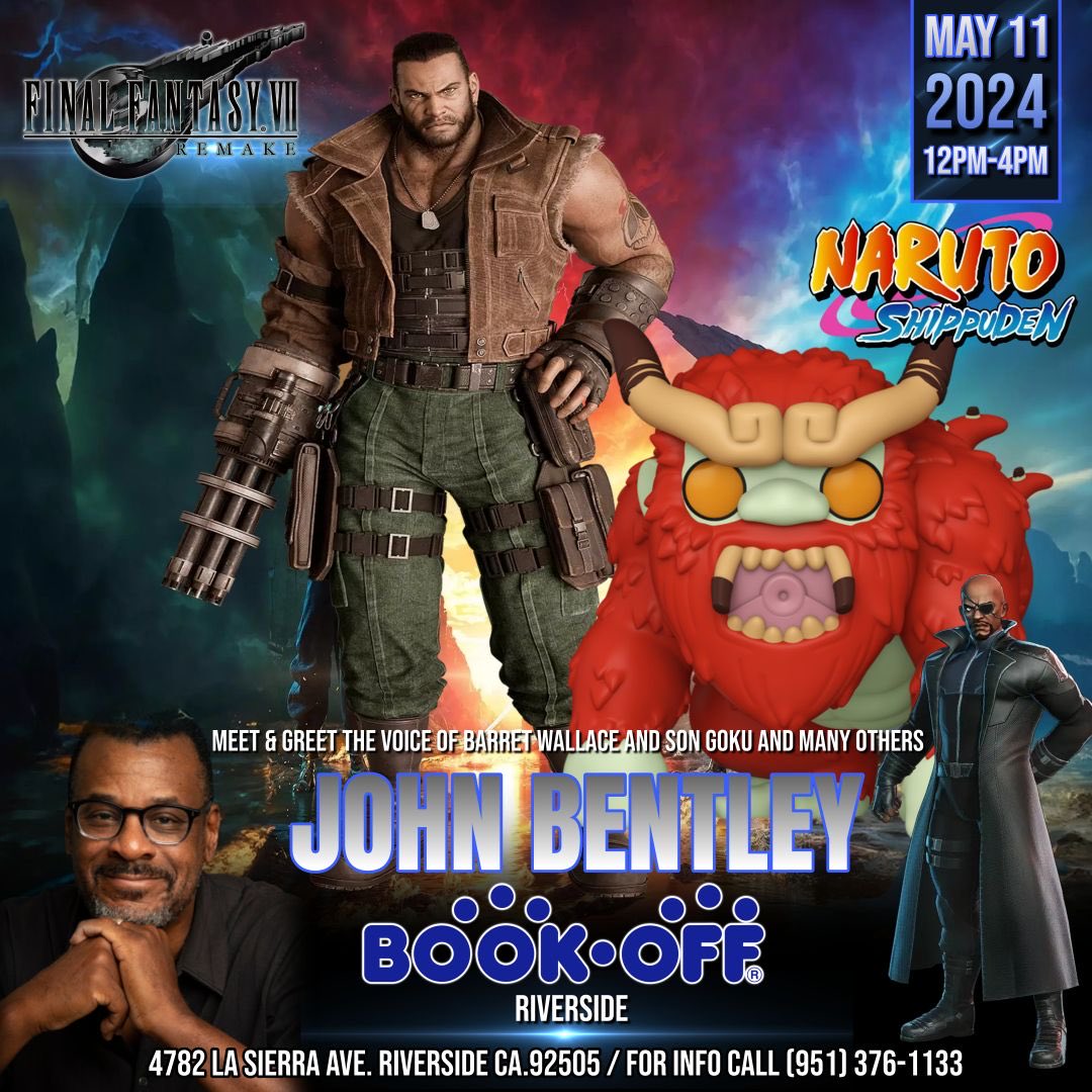It’s about to be a whole lotta fun at Bookoff in Riverside this Saturday!!! Hope to see ya there!!