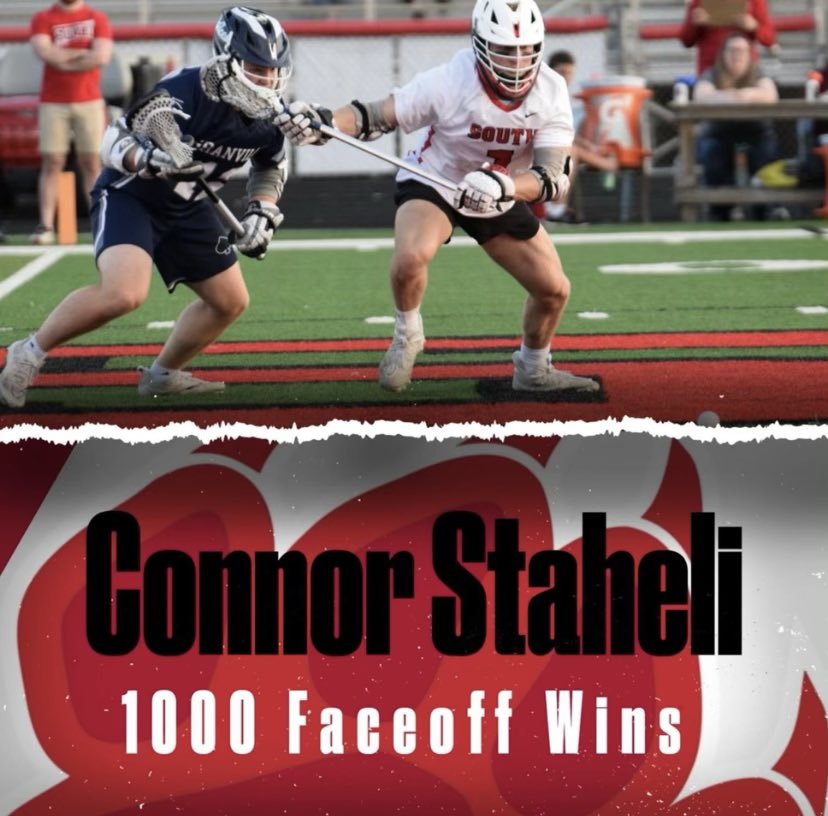 Wildcat Connor Staheli set a new record on May 7 surpassing 1000 career Face Off wins!! This record put him 2nd all time in Ohio and 10th all time in the country!  Congrats Connor!
