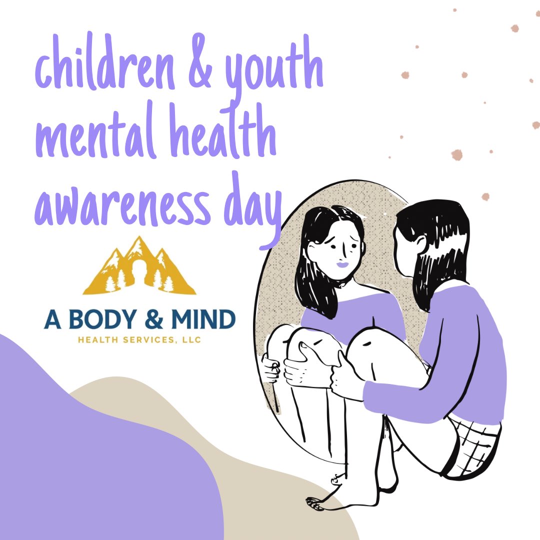 Today is children and youth mental health awareness day. If you or someone you know is struggling and would benefit from OP services or counseling, please call us today. #abmhealthservices #idahomentalhealth #healthybodyhealthymind