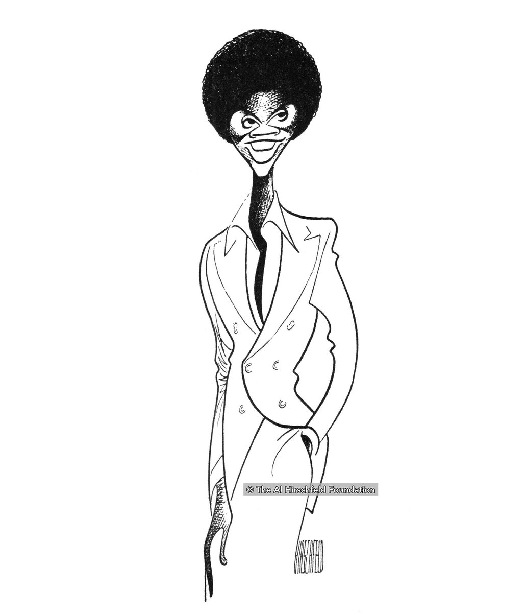 #OTD Lawrence Hilton Jacobs in I Love My Wife, 1979 #Hirschfeld #Art #Drawing #OnThisDate #ILoveMyWife #LawrenceHiltonJacobs