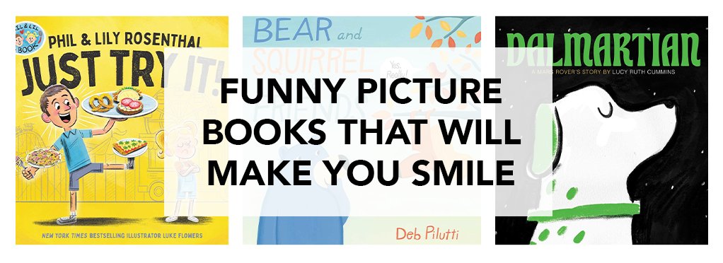 Sometimes, a funny picture book is all you need to bring a few smiles to your day! Check out our roundup of 'Funny Picture Books' here: spr.ly/6017jsf4R