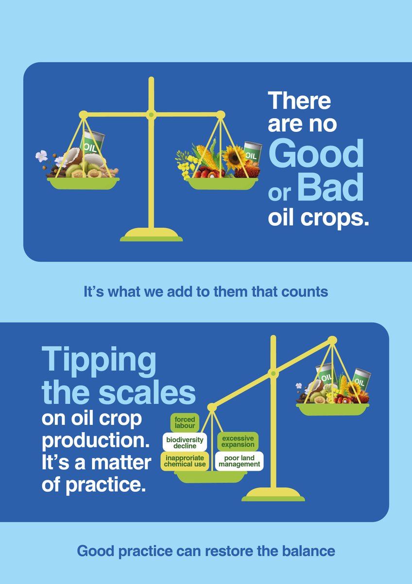 There are no good or bad oil crops, only good and bad practices. What hidden truths are lurking on your kitchen shelves? eurekalert.org/news-releases/…