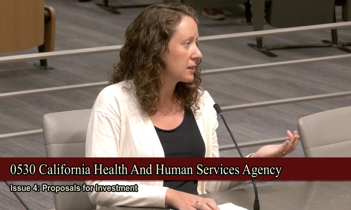CAFB's @BeckyGershon spoke to the value of permanently authorizing the Emergency Food Bank Reserve in Budget Sub 3 on HHS. Let's support this valuable resource for food banks on the front lines of disaster response! @SenatorMenjivar @GeneralRoth @SenSusanEggman @ShannonGroveCA