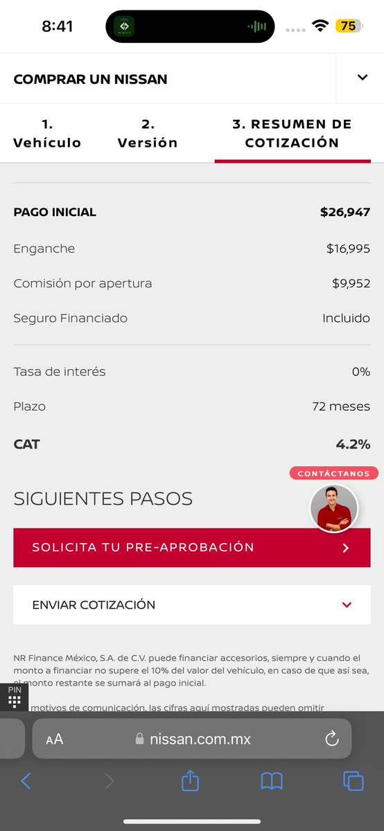 alxbog's tweet photo. @AbelOrtizOrduno @Nissan Decepcionado que no sepan respetar lo que publica @Nissan_mx @NissanUSA 
Que hacemos @Profeco @Centrofcrl @AtencionProfeco 
#nissanfraude https://t.co/mfc02aqxGK